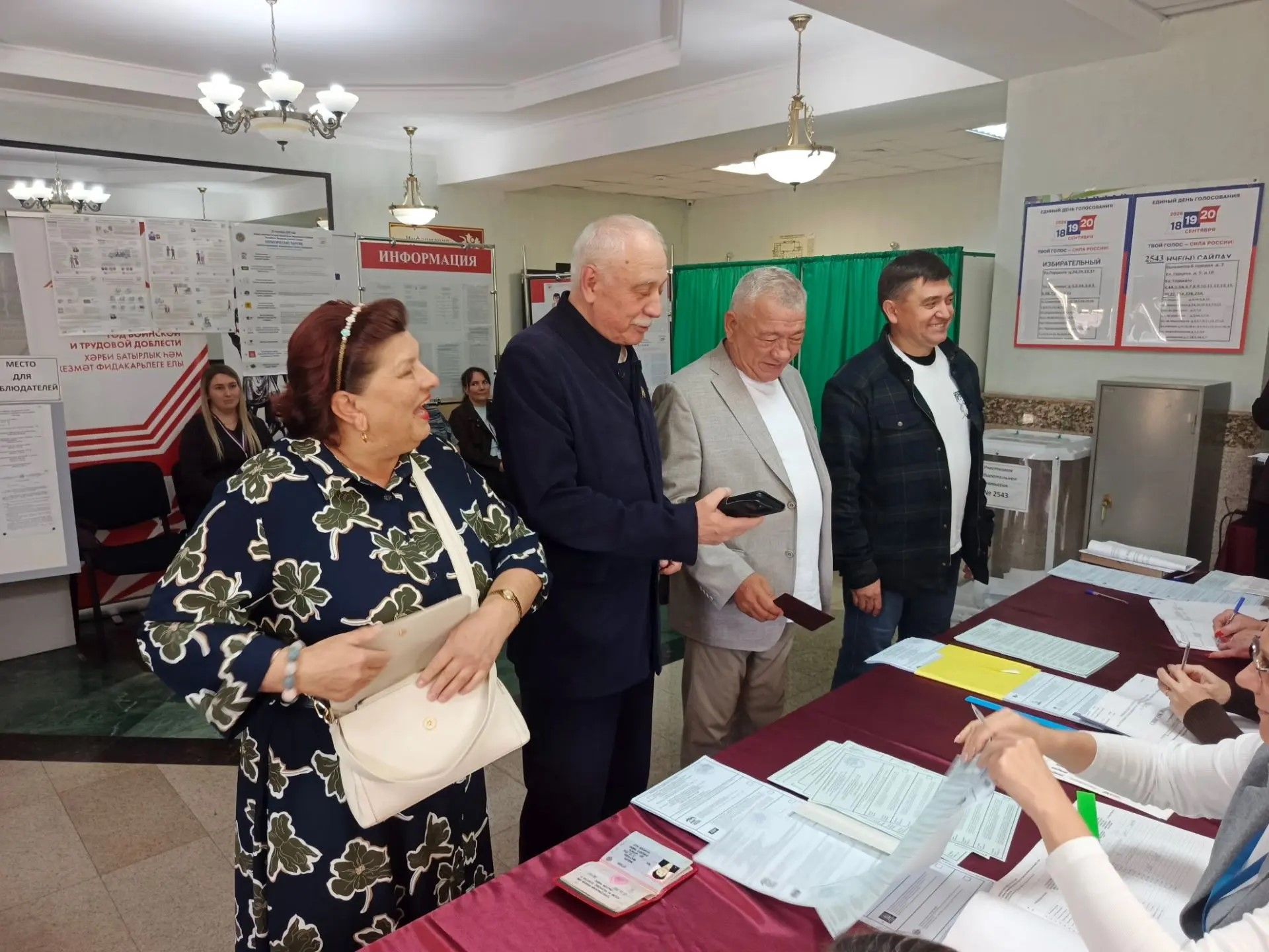 Спас районы башлыгы сайлауларда тавыш бирде